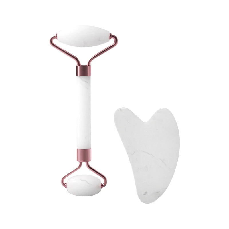 Rodillo de masaje facial, cuello y contorno de ojos