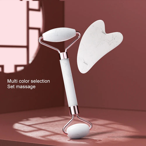 Rodillo de masaje facial, cuello y contorno de ojos
