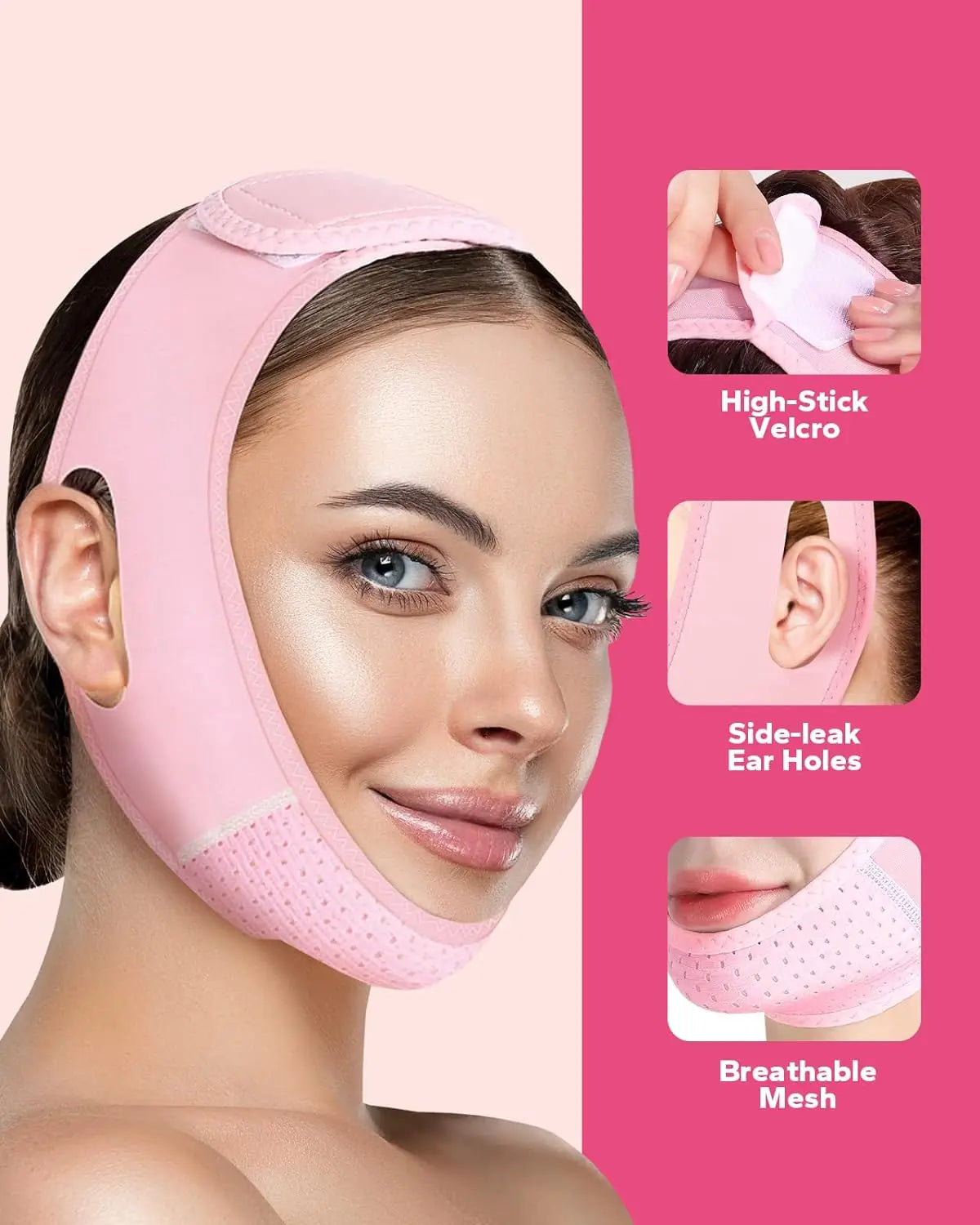 Banda facial reutilizable